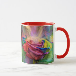 Heilende Rosen-Kunst-Tasse Tasse