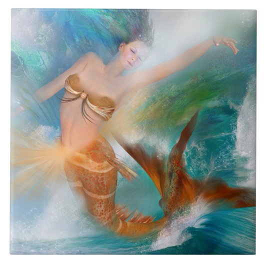 Heilende sakrale Göttin-Kunst-Fliese Fliese (Vorderseite)