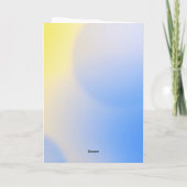 Heilende Schläger und warme Wünsche, gut machen Einladung (Rückseite)