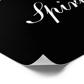 Heilende Touch druckt Wörter heilen Blume Poster (Ecke)