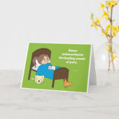 Heilender Power der Haustiere - Gruß-Karten Karte (Gelbe Blume)