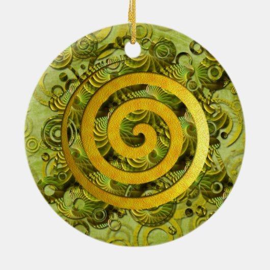 Heilender Power Keramik Ornament (Hinten)