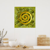 Heilender Power Poster (Küche)