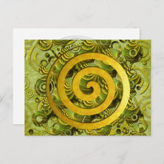 Heilender Power Postkarte (Vorne/Hinten)