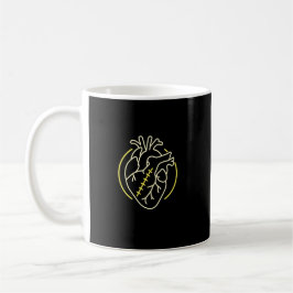 Heilendes Herzsymbol • Emotionale Reparatur & Inne Kaffeetasse