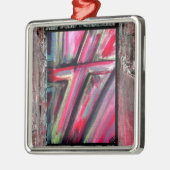 Heilendes Kreuz Ornament Aus Metall (Links)