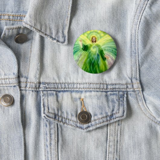 Heilendes Licht Erzengel-RAPHAEL Button (Beispiel)
