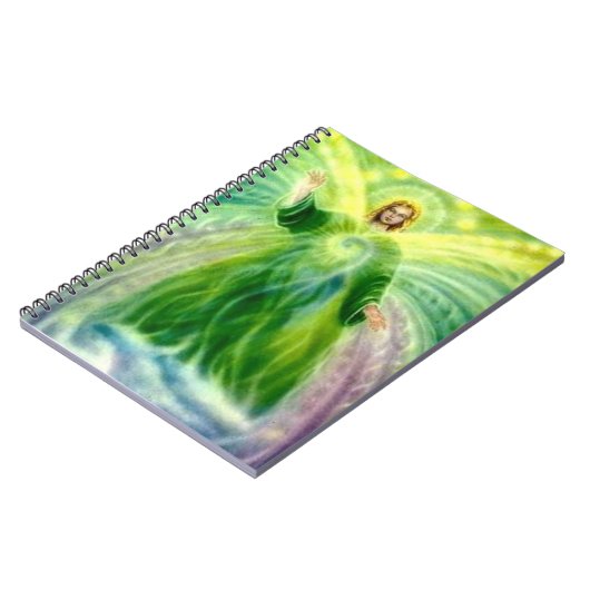 Heilendes Licht Erzengel-RAPHAEL Notizblock (Linke Seite)