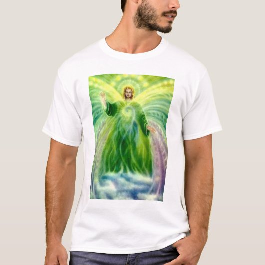 Heilendes Licht Erzengel-RAPHAEL T-Shirt (Vorderseite)