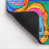 Heilendes Zeichen OMs durch Navin J… Mousepad (Ecke)