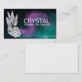 Heilenergie - MineralQuarzkristalle  Visitenkarte (Vorne/Hinten)