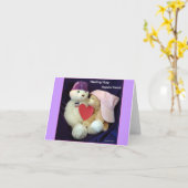 Heilenumarmungs-Anmerkungs-Karte Karte (Gelbe Blume)