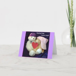 Heilenumarmungs-Anmerkungs-Karte Karte