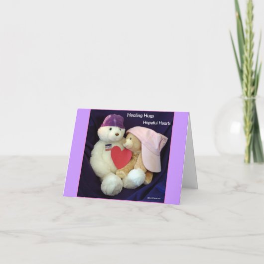 Heilenumarmungs-Anmerkungs-Karte Karte (Vorderseite)