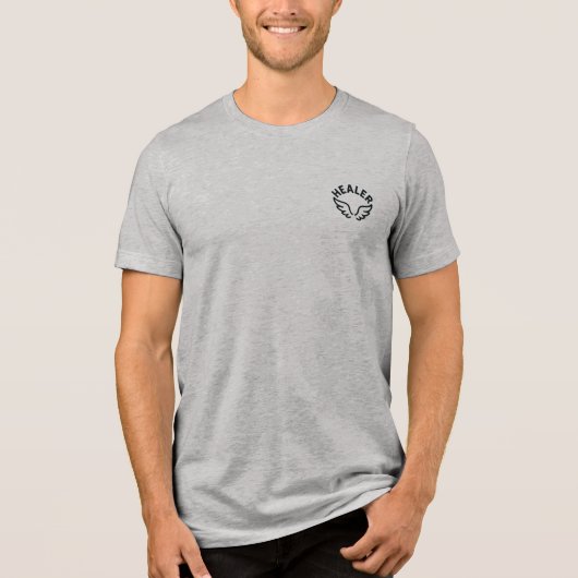 Heiler <3 Tri-Blend shirt (Vorderseite)