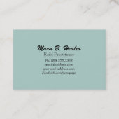 *~* Heiler-Hand, die Liebe und helle Energie Visitenkarte (Rückseite)