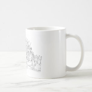 Heiler ohne Grenzen - Pondicherry 2018 (Umrisse) Kaffeetasse
