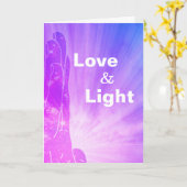 *~* Heiler Rays heilende HandLiebe Lightworker Karte (Gelbe Blume)