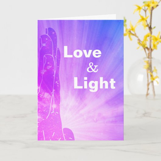 *~* Heiler Rays heilende HandLiebe Lightworker Karte (Gelbe Blume)