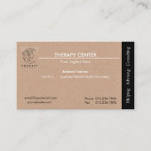 Heiler | Therapeut | Beruflich Consultant Busi Visitenkarte (Vorderseite)