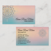 *~* Heiler Yoga Massage Meditation Reiki Visitenkarte (Vorne/Hinten)