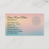 *~* Heiler Yoga Massage Meditation Reiki Visitenkarte (Rückseite)