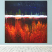 Heilfarben Kunst, Dichtung und Musik Leinwanddruck (Insitu (Holzboden))