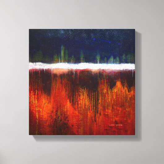 Heilfarben Kunst, Dichtung und Musik Leinwanddruck (Vorderseite)