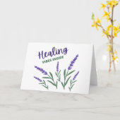 Heilflecken in geklappter Grußkarte Karte (Gelbe Blume)