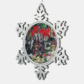 Heilgarten Schneeflocken Zinn-Ornament (Rechts)