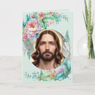 Heilgebet Custom wird bald gut Jesus Blumengebet Karte