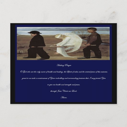 Heilgebet für die kranke Postkarte (Vorderseite)