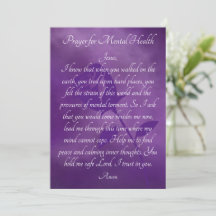 Heilgebet für die psychische Krankenversicherungsk