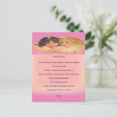 Heilgebet für sie postkarte (Stehend Vorderseite)