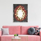 Heilgebet Leinwanddruck (Insitu (Wohnzimmer))