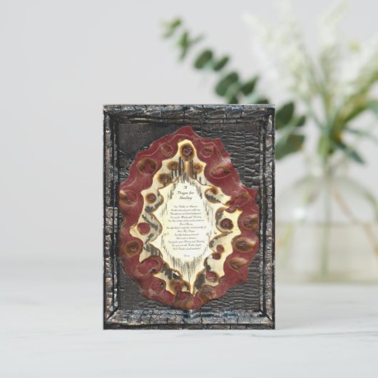 Heilgebet Postkarte (Stehend Vorderseite)