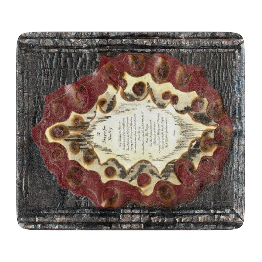 Heilgebet Schneidebrett (Vorderseite)