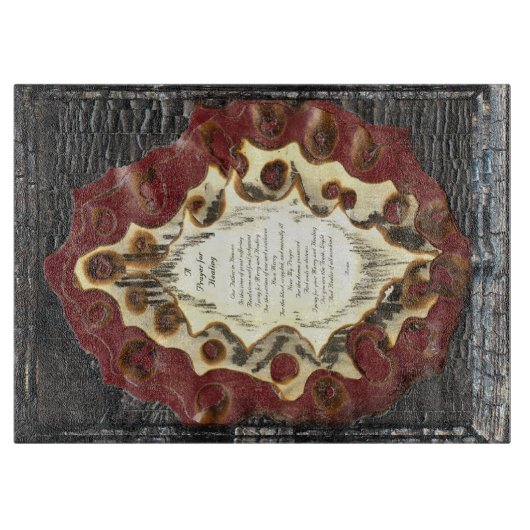 Heilgebet Schneidebrett (Vorderseite)