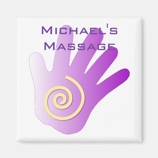 HeilHand - Lila Magnet (Vorne)