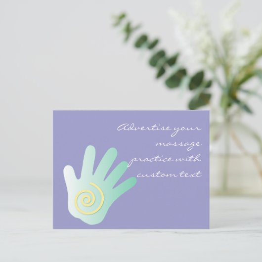 HeilHand Postkarte (Stehend Vorderseite)