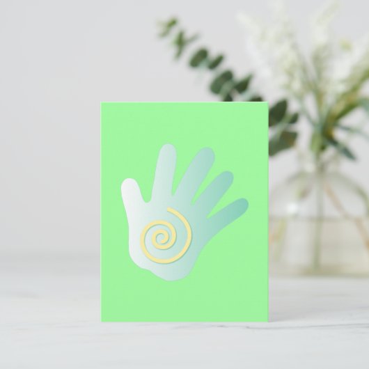 HeilHand Postkarte (Stehend Vorderseite)