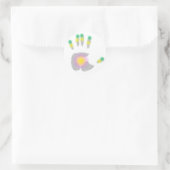 HeilHand Runder Aufkleber (Tasche)