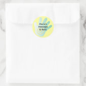 HeilHand Runder Aufkleber (Tasche)