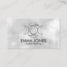 HeilHände - Triple Moon - Schwarz Visitenkarte