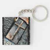 HeilHände und Schutzkreuz Schlüsselanhänger (Rückseite)