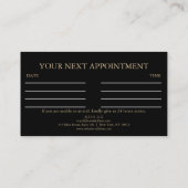 Heilhandgeber Symbol Chakra Reiki Practitioner Visitenkarte (Rückseite)