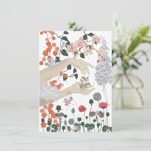 Heilhandlicht Karte (Stehend Vorderseite)