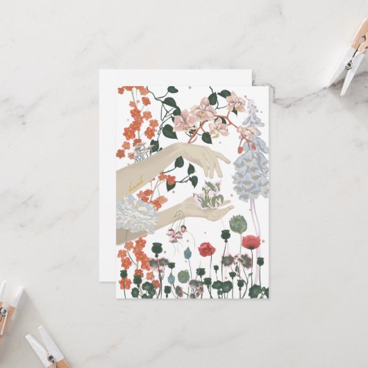 Heilhandlicht Karte (Vorderseite/Rückseite Beispiel)