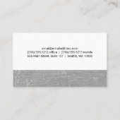 Heilhandlogo | Massage Therapy Session Visitenkarte (Rückseite)