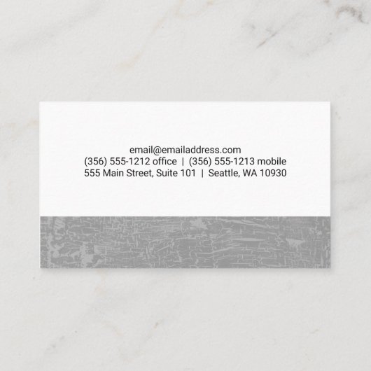 Heilhandlogo | Massage Therapy Session Visitenkarte (Rückseite)